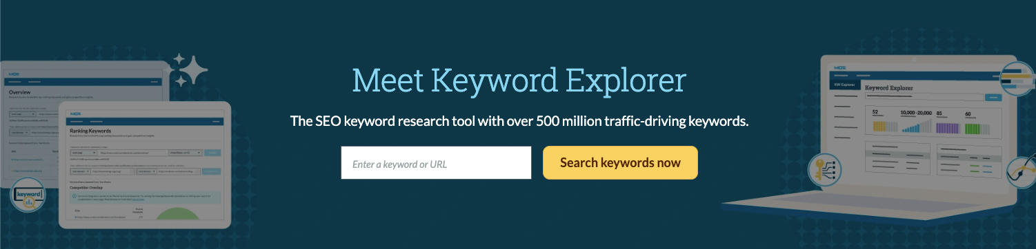 Moz Pro Keyword Explorer