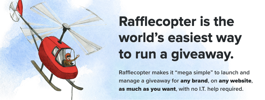 Rafflecopter homepage