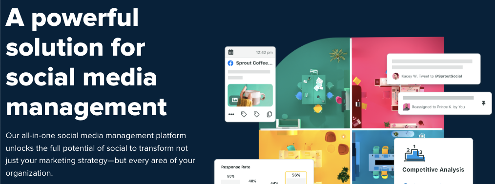 Sproutsocial homepage