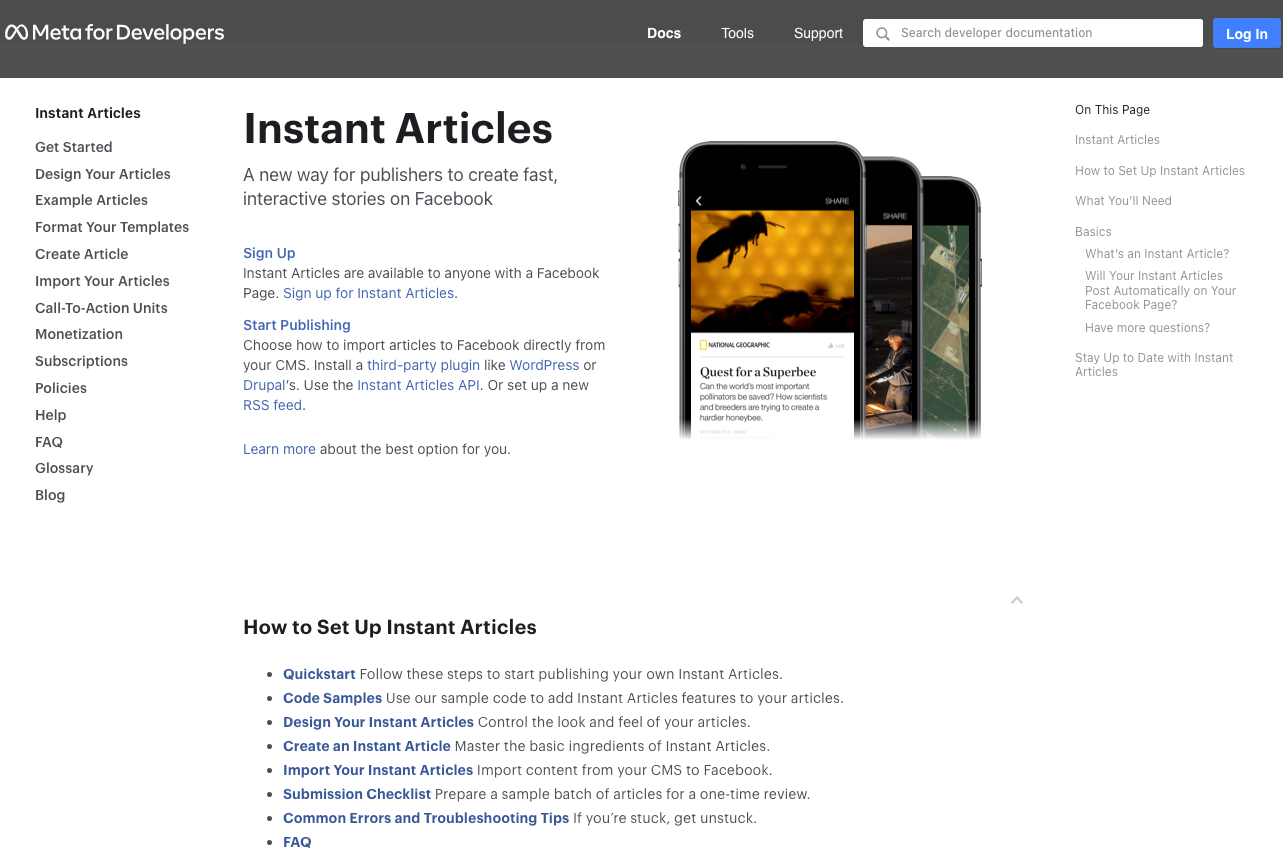 FB INSTANT ARTICLES