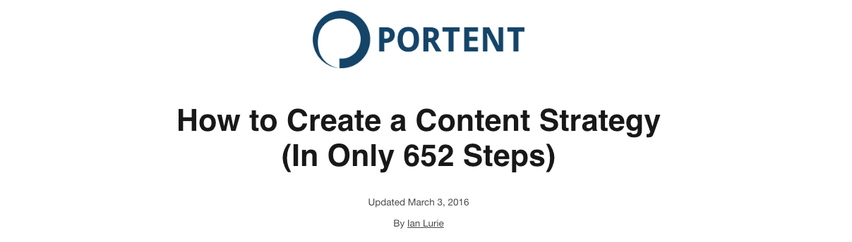 Guide: How to Create a Content Strategy