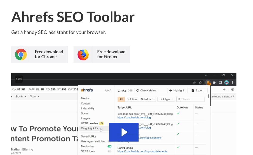 Enhancing Your Browser Experience with Ahrefs SEO Toolbar