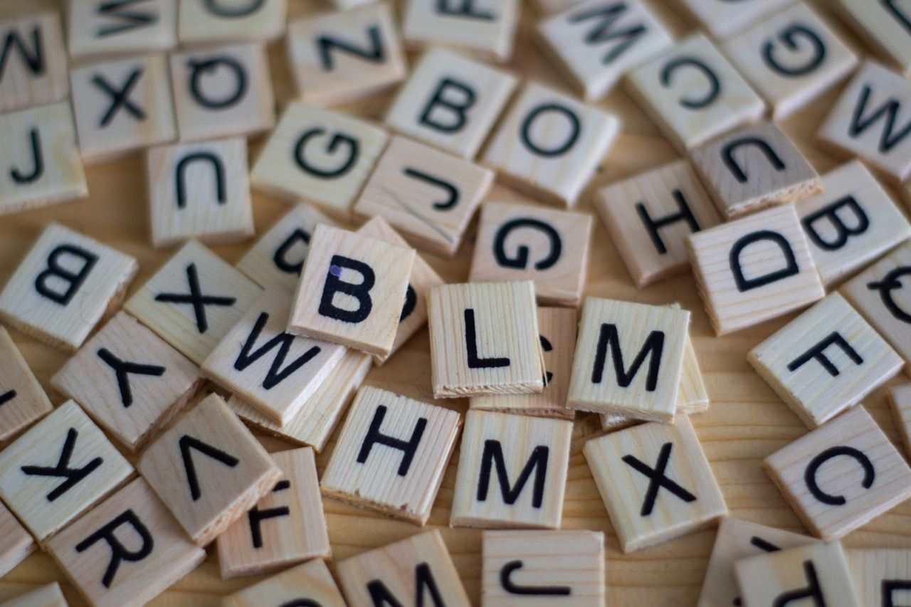 brown wooden letter blocks