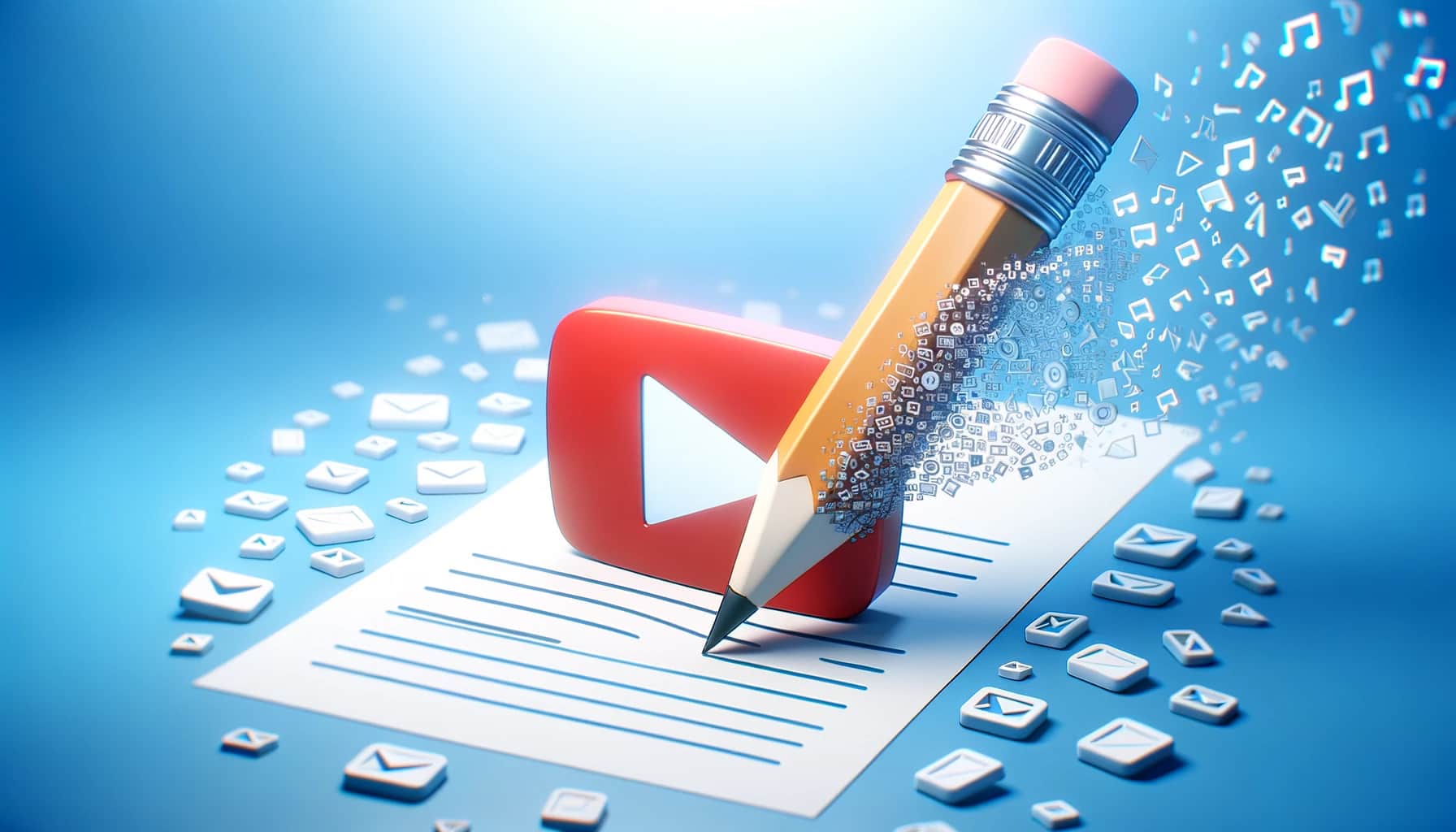 convert youtube video transcription to blog post