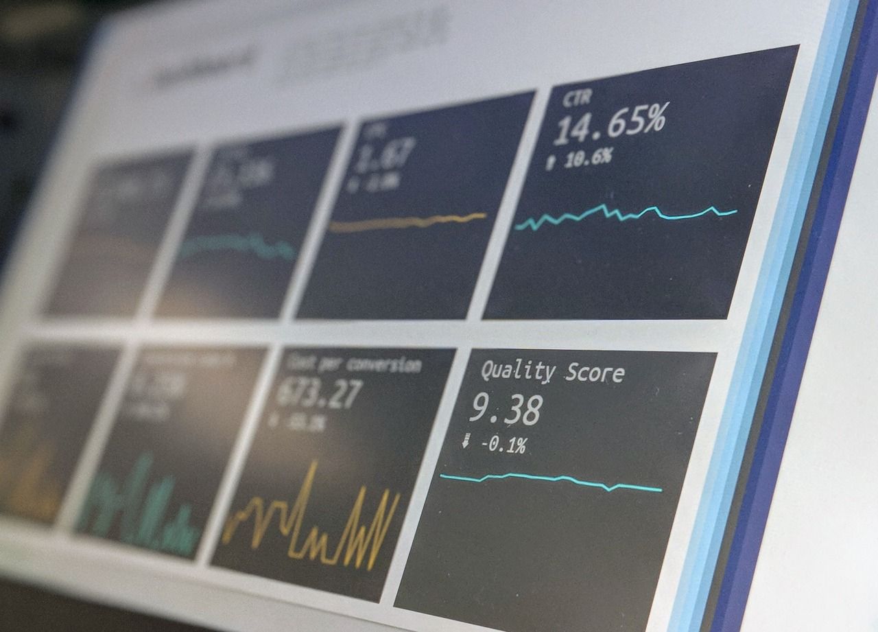 scores and rates on monitoring screen