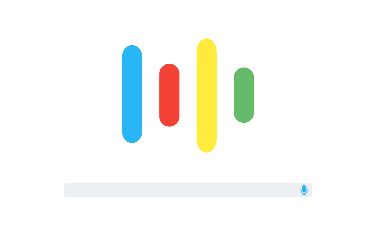 Google's microphone icon for voice search