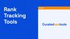 The cover image about the content title which is "Rank Tracking Tools" and a browser shaped graphic element