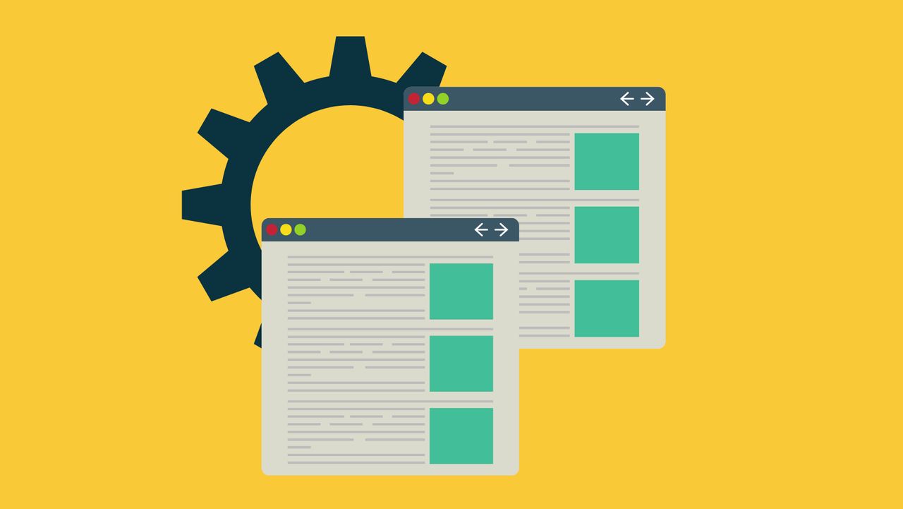 duplicate content pages on yellow background