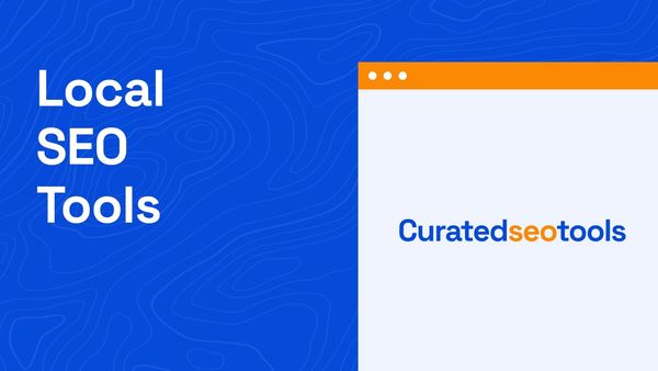 The cover image about the content title which is "Local SEO Tools" and a browser shaped graphic element