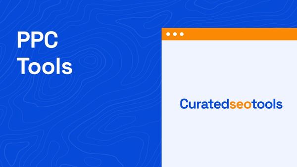 The cover image about the content title which is "PPC Tools" and a browser shaped graphic element