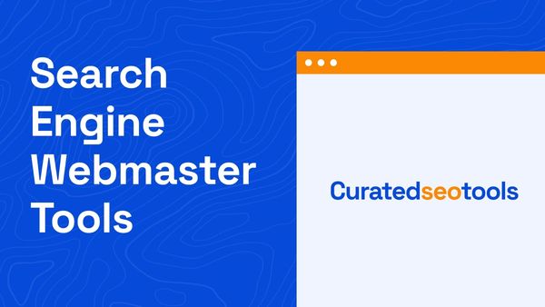 The cover image about the content title which is "Search Engine Webmaster Tools" and a browser shaped graphic element