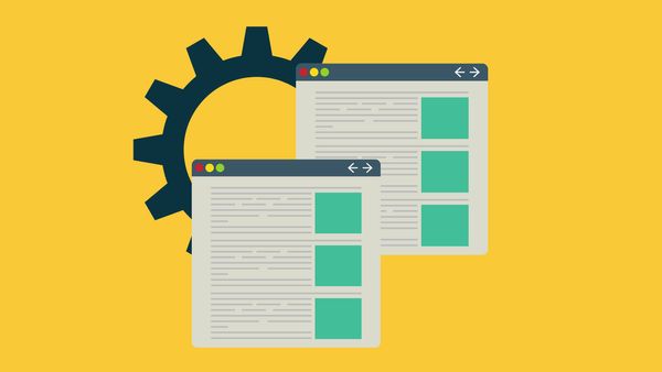 duplicate content pages on yellow background